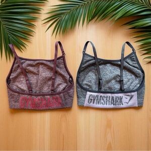 Gymshark Sports Bra Lot – Set of 2 | Size Small | Adjustable Straps